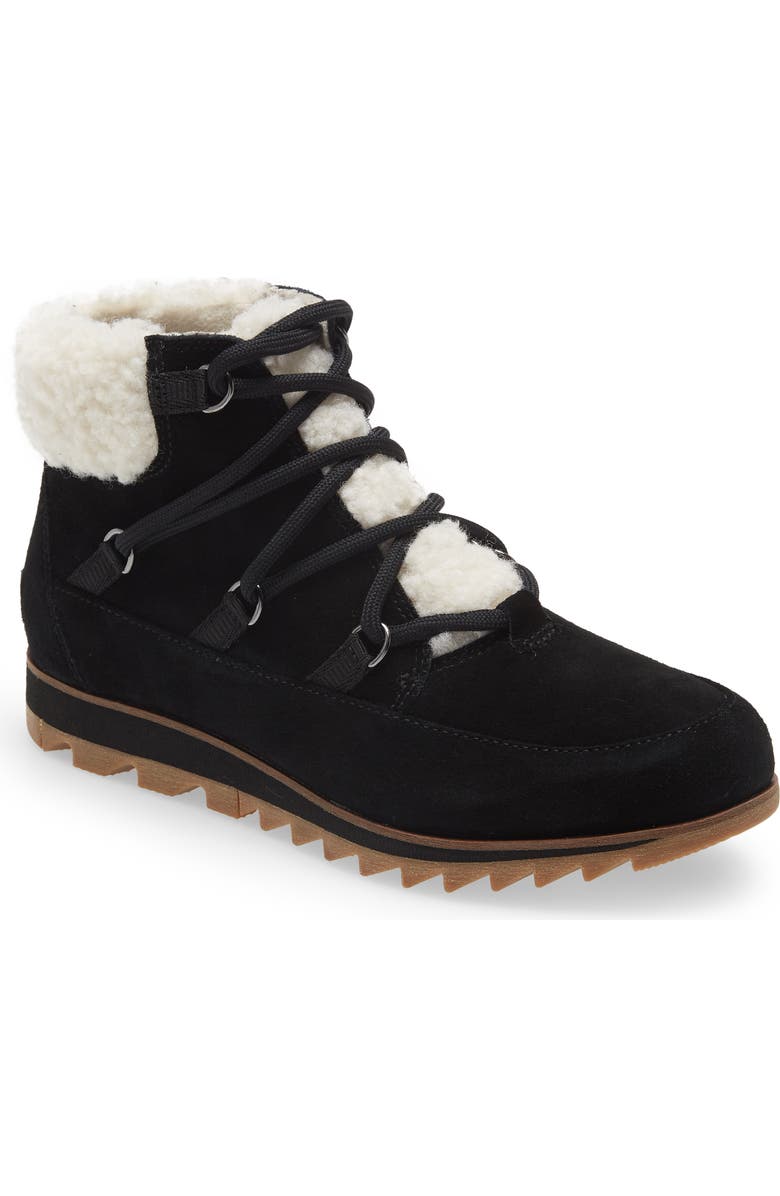 SOREL Harlow<sup>™</sup> Waterproof Faux Shearling Lined Chelsea Bootie, Main, color,
