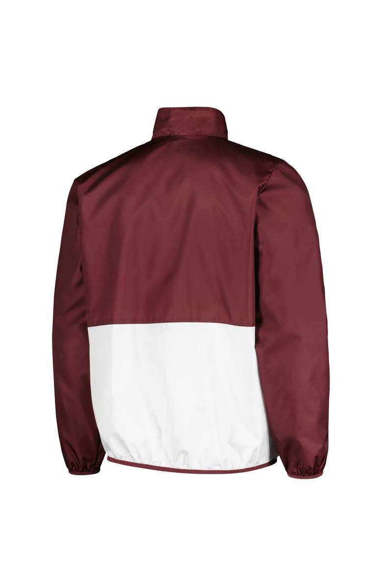 G-III SPORTS BY CARL BANKS Men's G-III Sports by Carl Banks Maroon Virginia Tech Hokies Cornerman Half-Zip Top, Alternate, color, Maroon