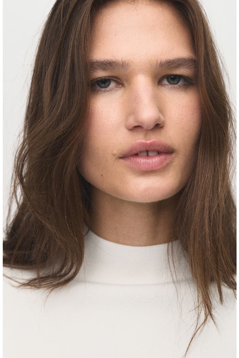 Funnel Neck Sweater, Alternate, color, ECRU