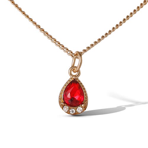 Jessica Simpson Layered Cross & Gem Necklace In Gold