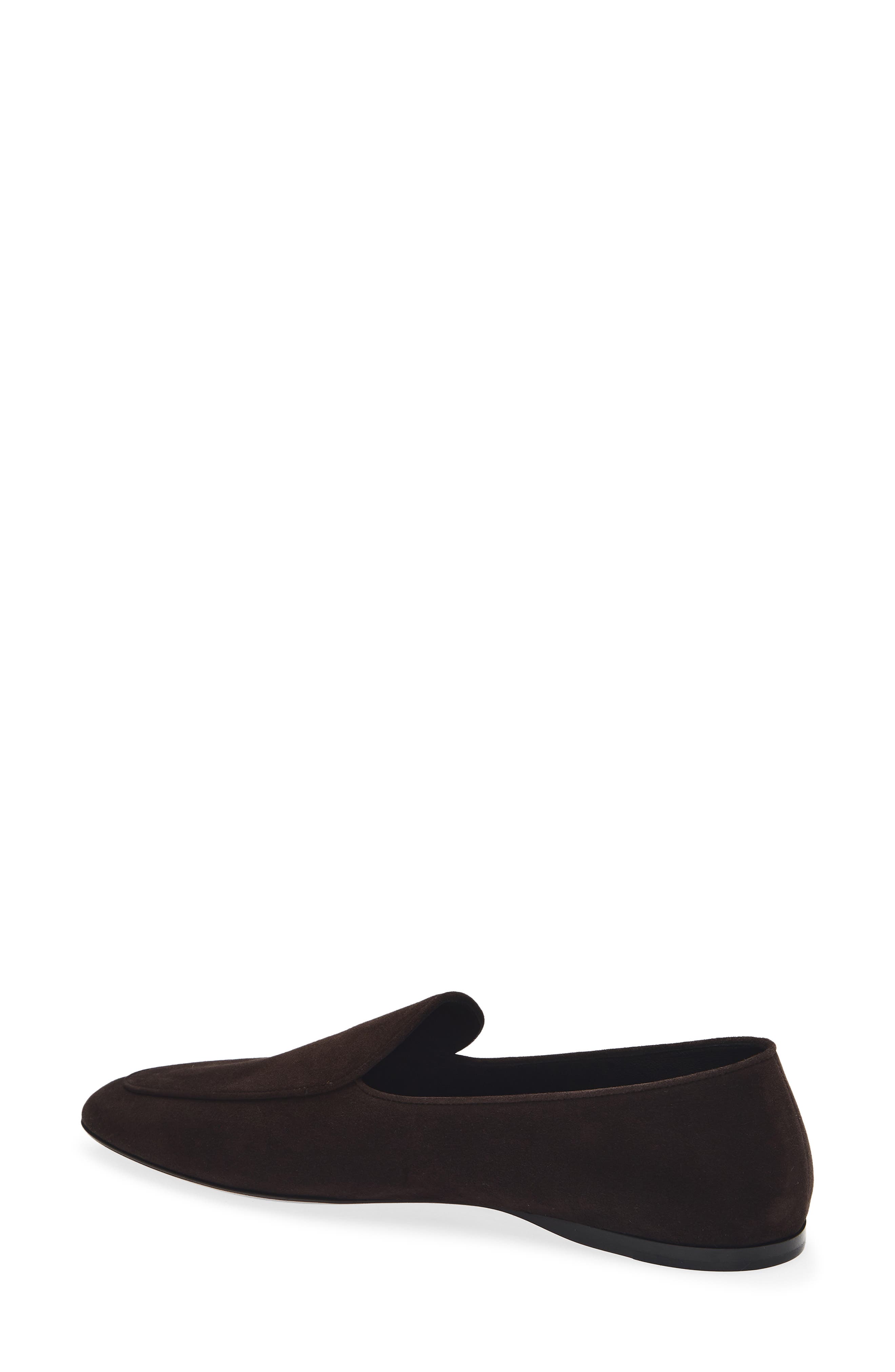 The Row Awar Loafer Flat, Alternate, color, Lacquer Brown