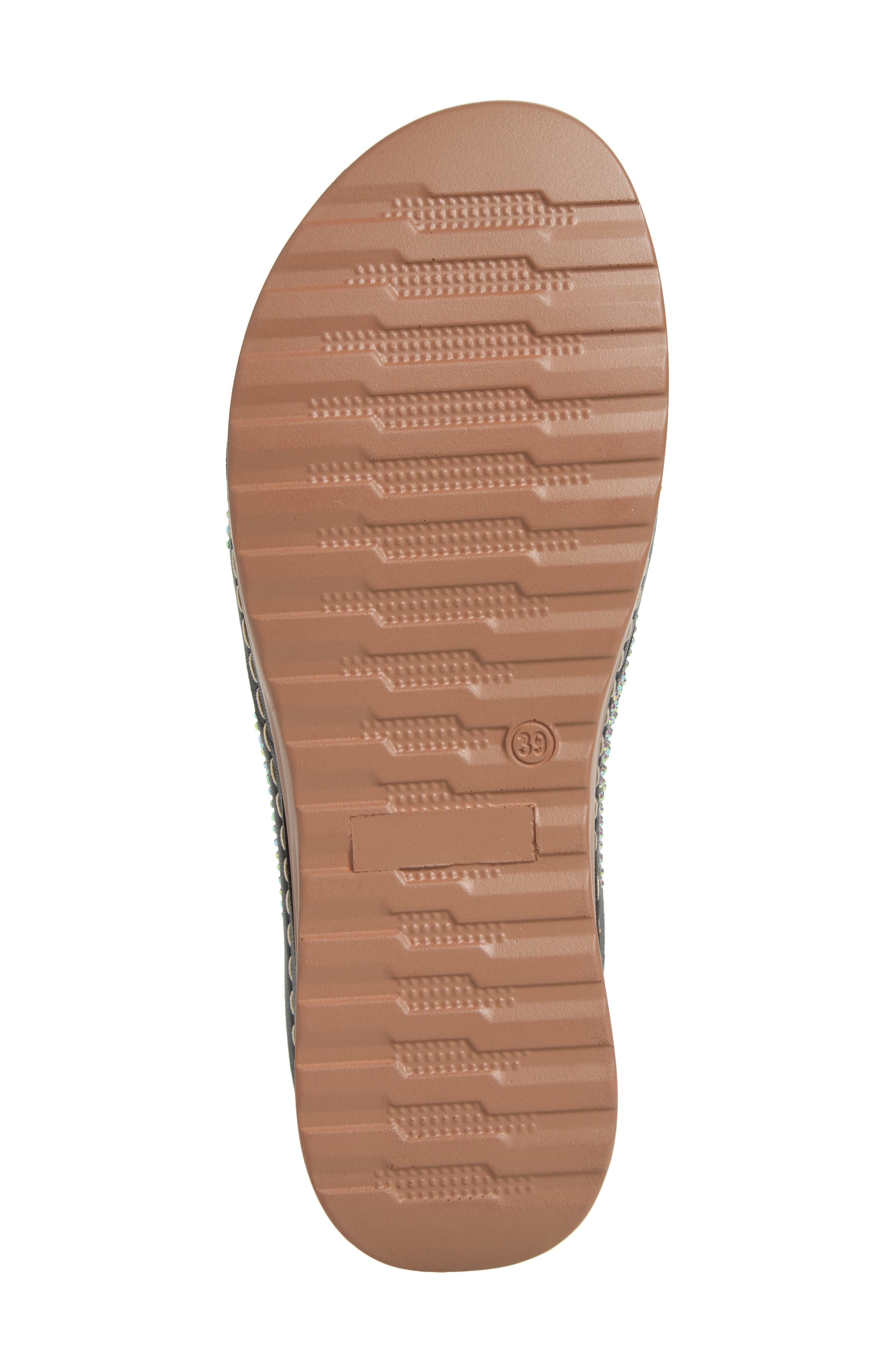 EXTREME BY EDDIE MARC Rhinestone Crisscross Wedge Sandal, Alternate, color, 