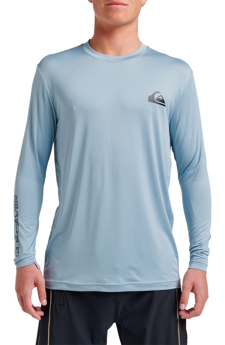 Quiksilver Everyday Surf Long Sleeve Performance Rashguard, Main, color, Ashley Blue