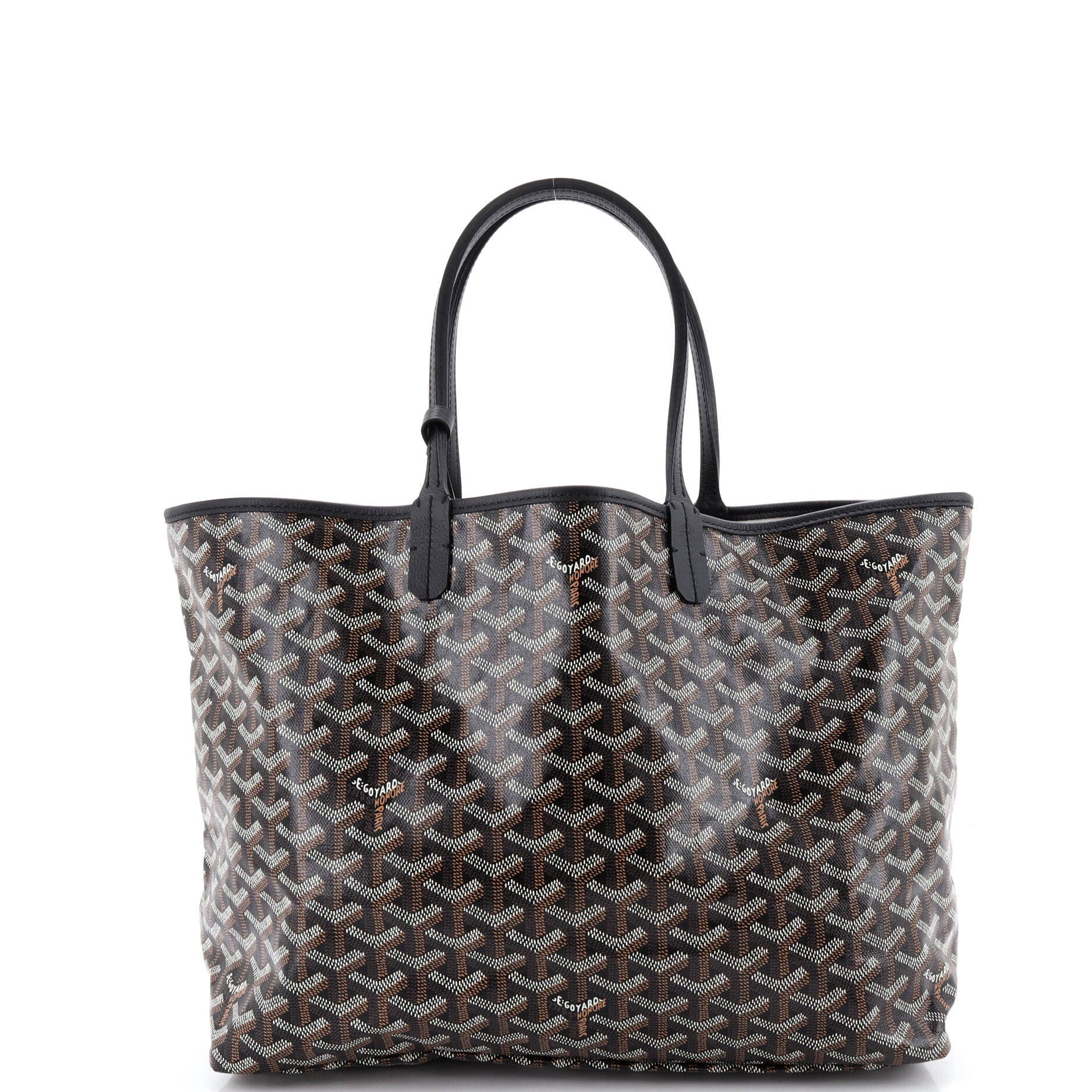 Pre-Owned Goyard Saint Louis Tote Coated Canvas PM, Alternate, color, Black
