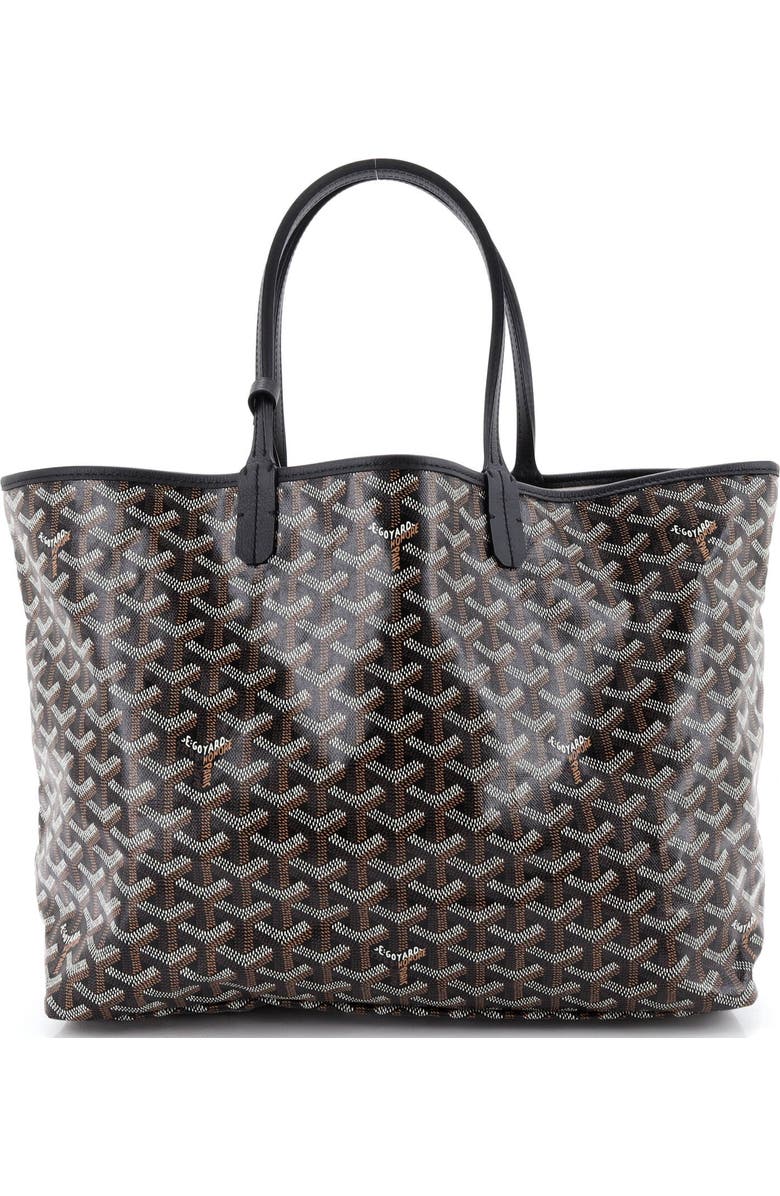 Pre-Owned Goyard Saint Louis Tote Coated Canvas PM, Alternate, color, Black
