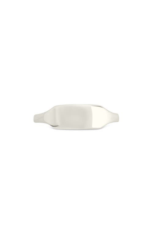 Sterling Forever Carol Polished Id Band Ring
