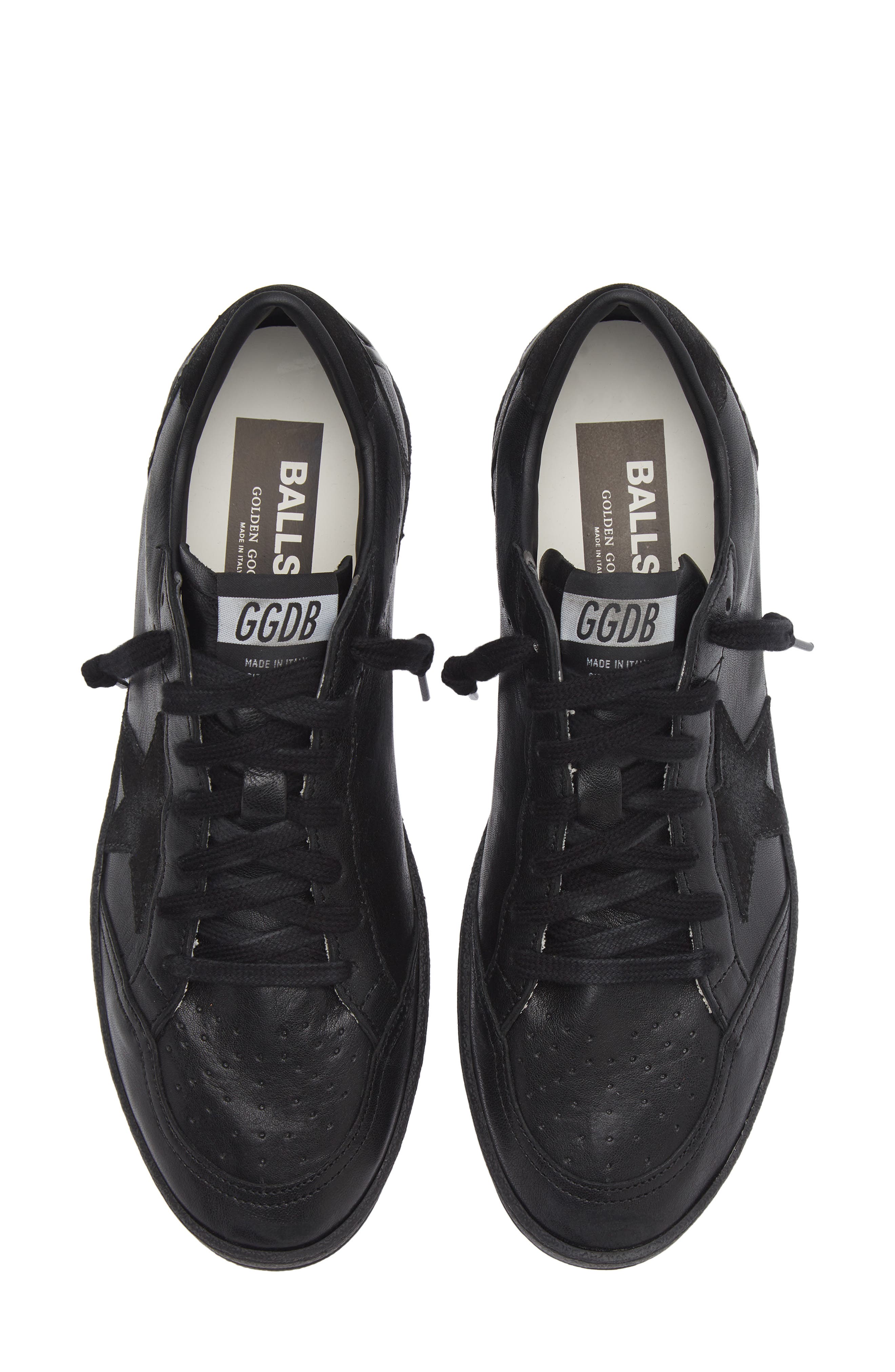 Ball Star Sneaker, Alternate, color, BLACK