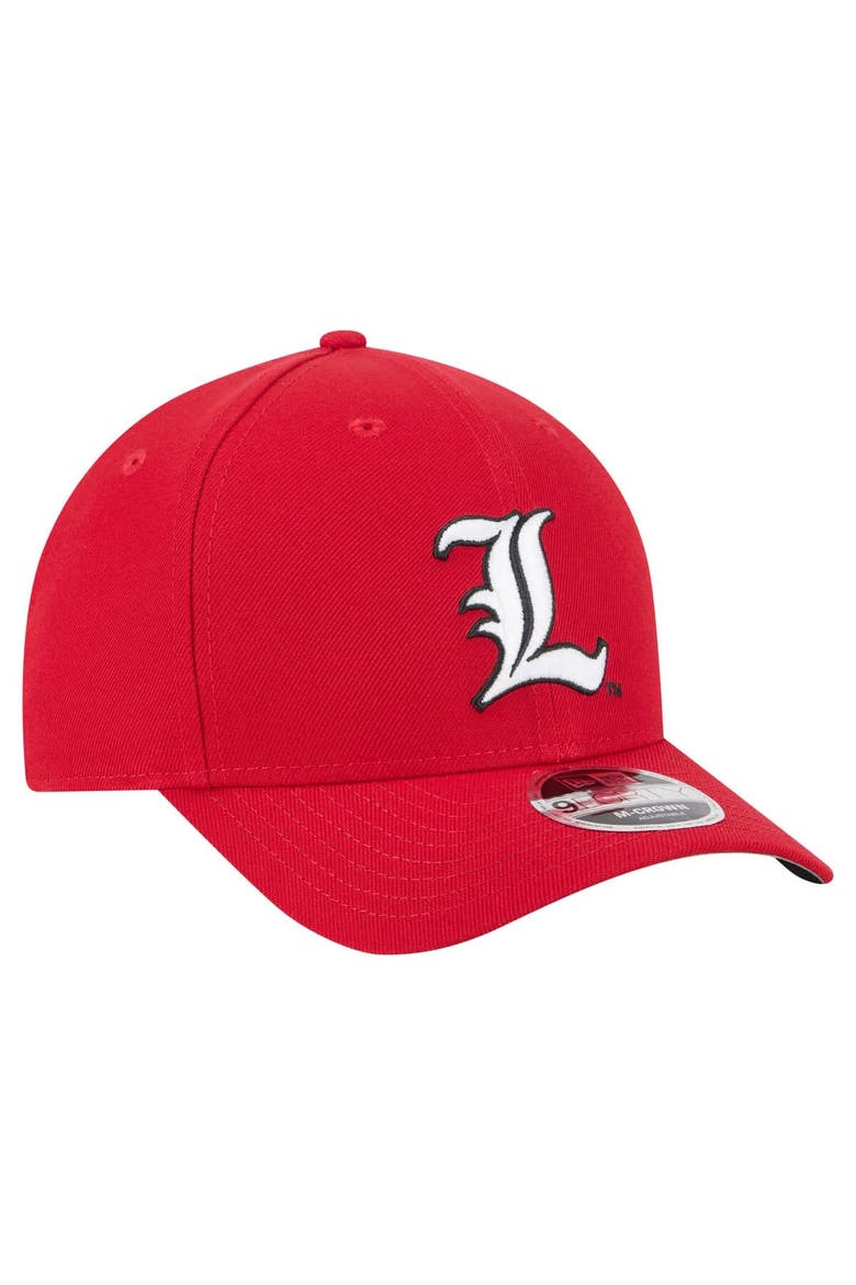 Men's New Era Red Louisville Cardinals Team Collective 9FORTY M-Crown Adjustable Hat, Alternate, color, Red