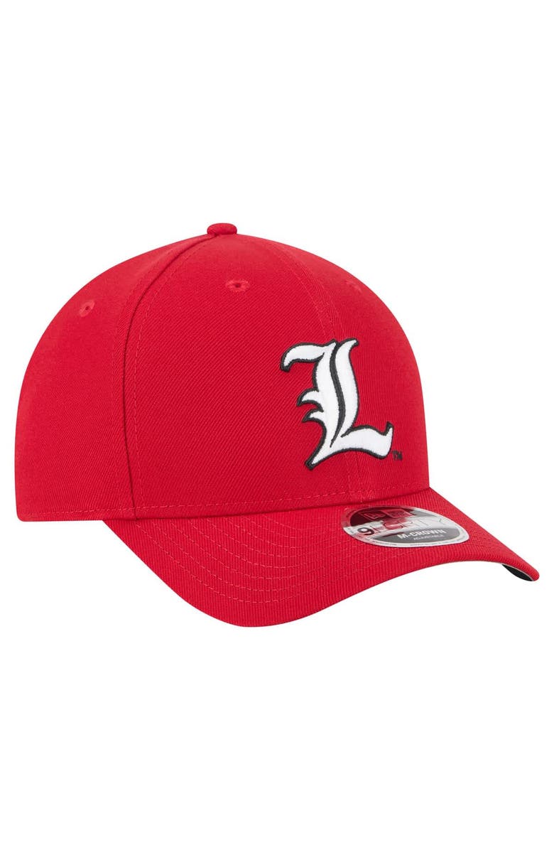 New Era Men's New Era Red Louisville Cardinals Team Collective 9FORTY M-Crown Adjustable Hat, Alternate, color, Red