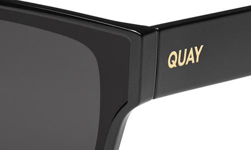Quay Drive In 66mm Square Sunglasses In Black