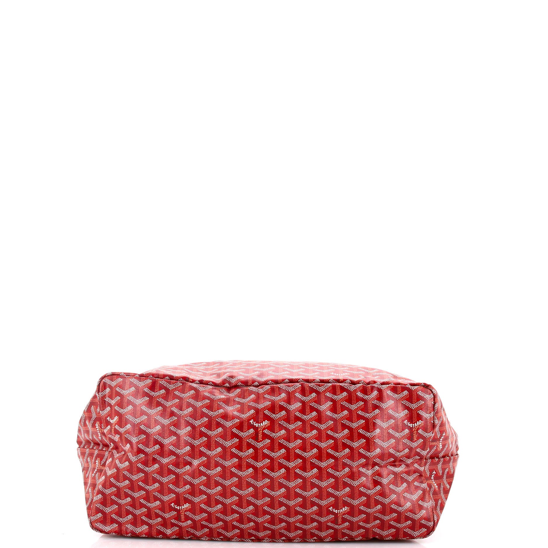 Pre-Owned Goyard Saint Louis Tote Coated Canvas GM, Alternate, color, Red