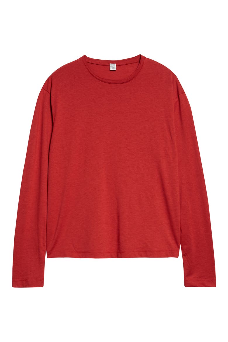Classic Long Sleeve T-Shirt, Alternate, color, POPPY