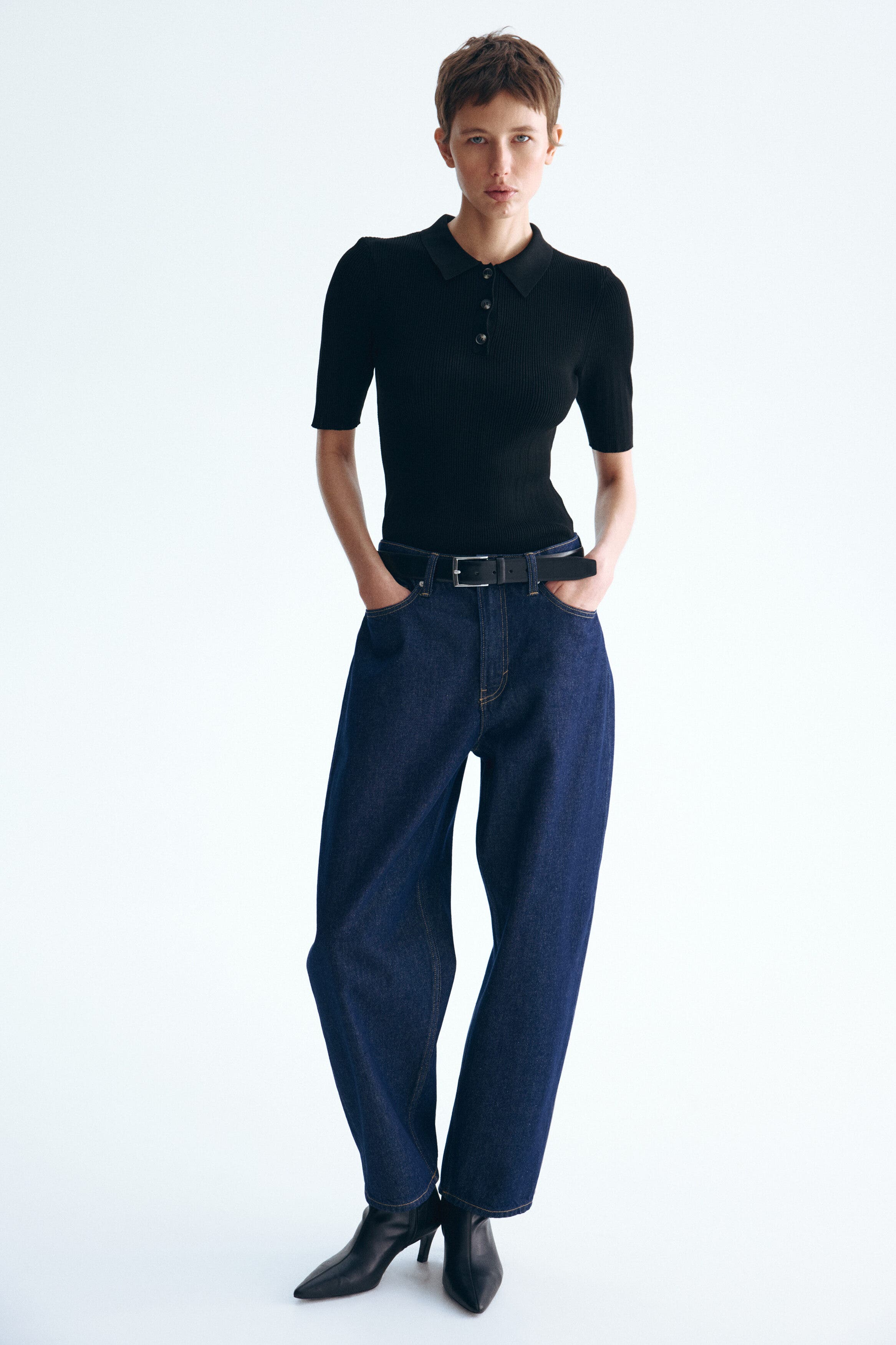 Pointelle-knit Top - image 2