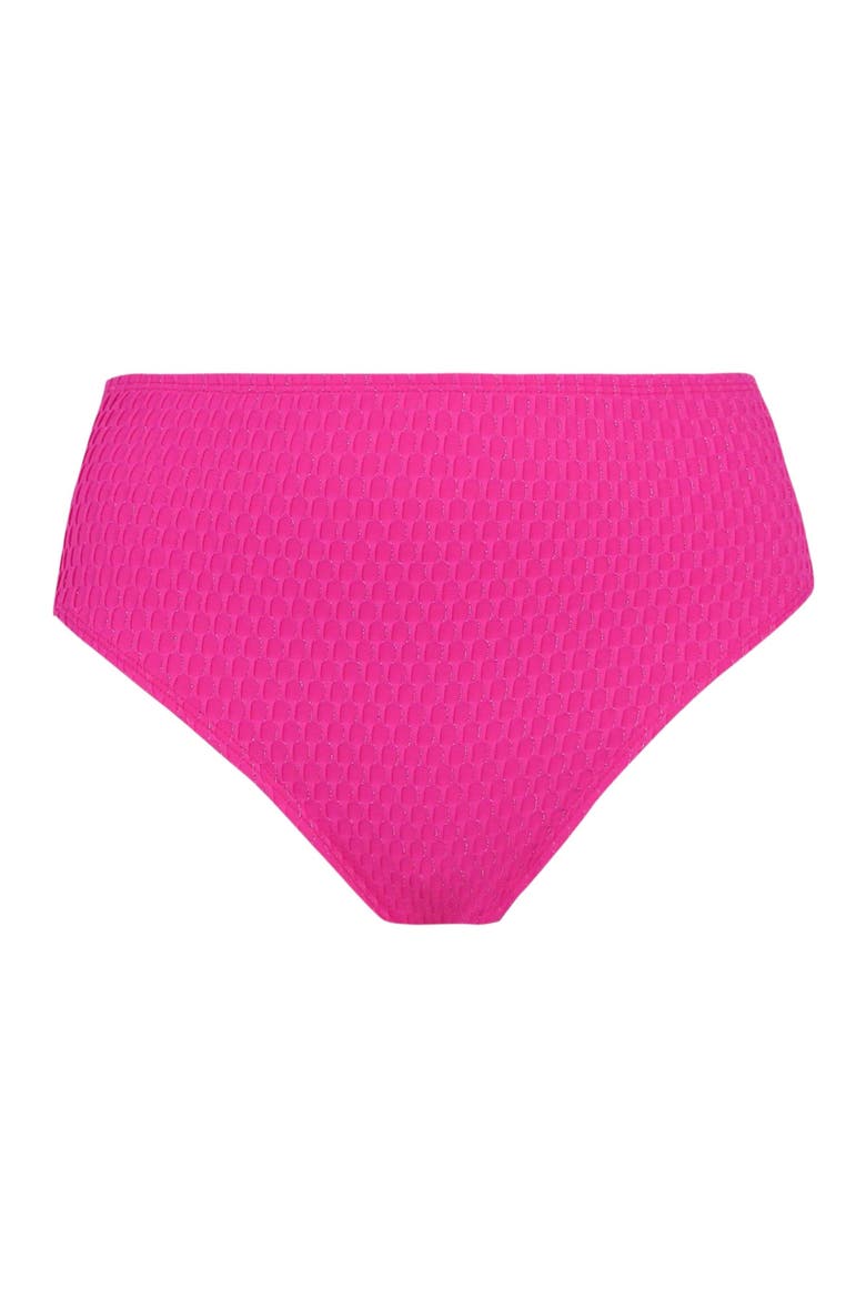 Astrid High Waist Bikini Swim Bottoms, Alternate, color, PINK DIAMOND LUREX
