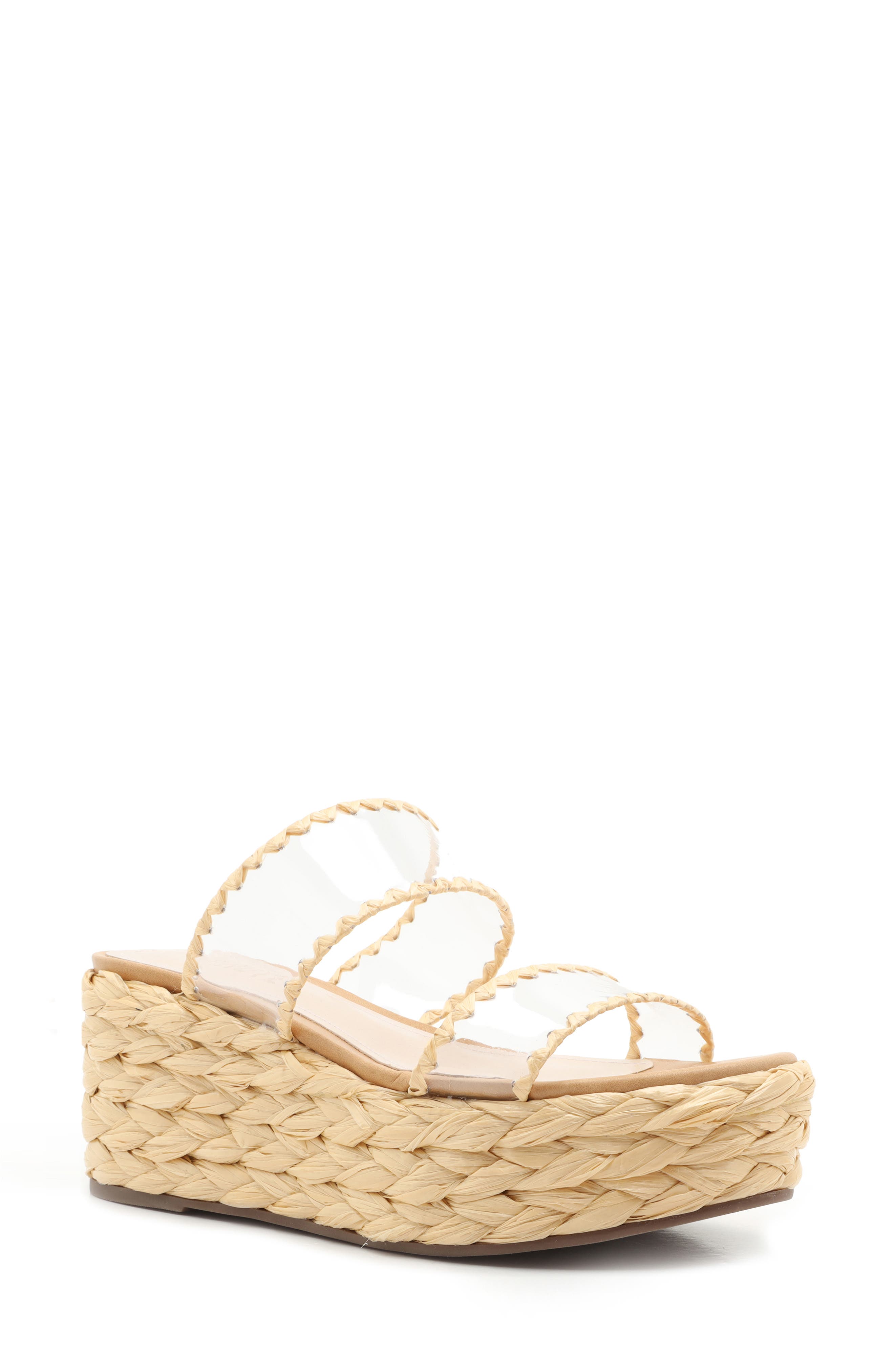 Schutz Royce Platform Slide Sandal, Main, color, 