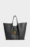 Mi Bolsa London Wharf Genuine Pebble Leather Tote