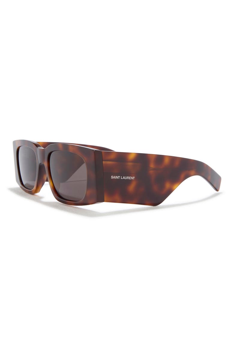 52mm Square Sunglasses, Alternate, color, HAVANA HAVANA BLACK