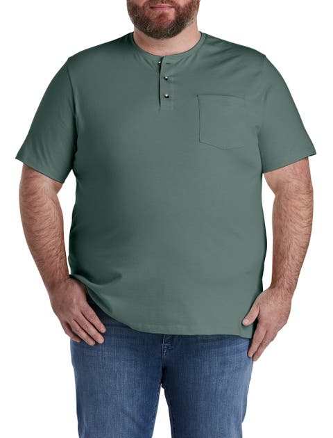 Big & Tall Slub Henley Shirt