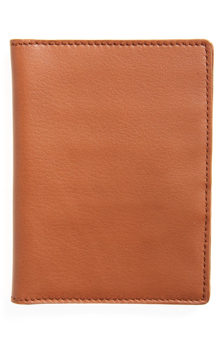Shinola Leather Passport Wallet, Main, color, 