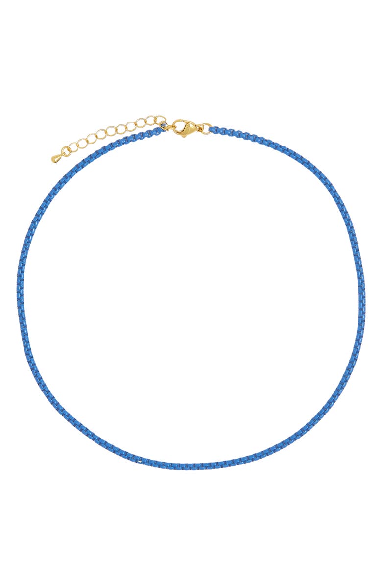 Petit Moments Pauli Box Chain Necklace, Main, color, 