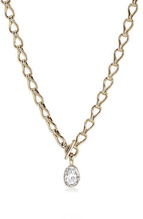JH Lovestruck™ Link Necklace, 14K Gold, Lab-Grown Diamond