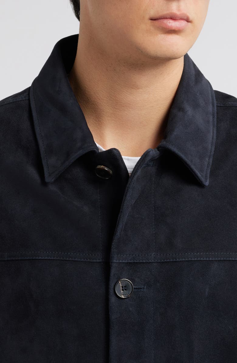 FRAME Unlined Suede Chore Coat, Alternate, color, 