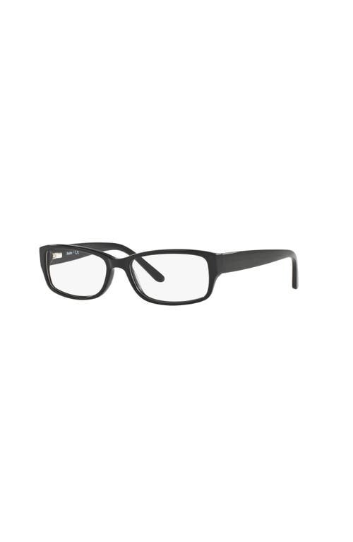 Sferoflex 51mm Rectangle Optical Glasses In Black