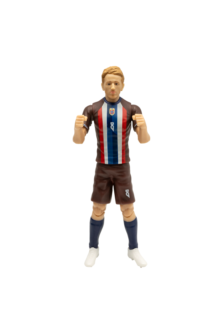 SOCKERS Norway National Sander Berge 8" Soccer Action Figure, Alternate, color, Brown