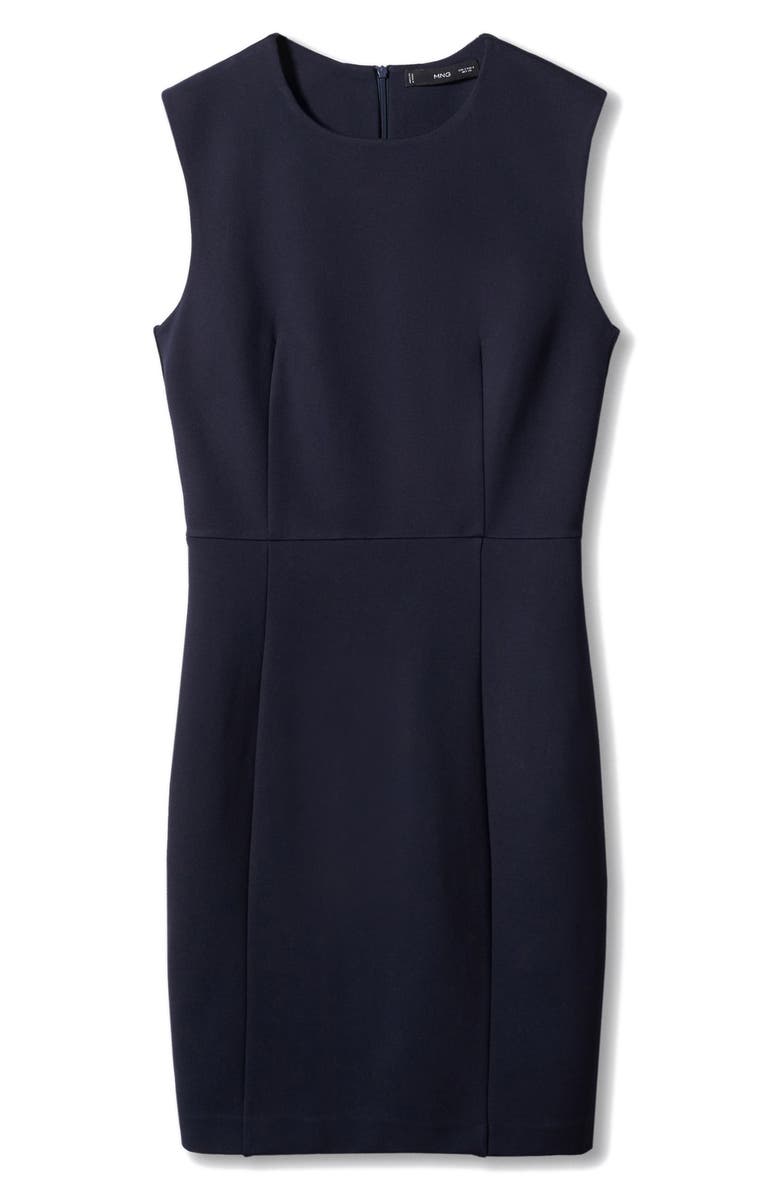MANGO Sleeveless Sheath Dress, Alternate, color, 
