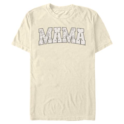 Men's Collegiate Mama Patterns Short Sleeve Graphic T-shirt