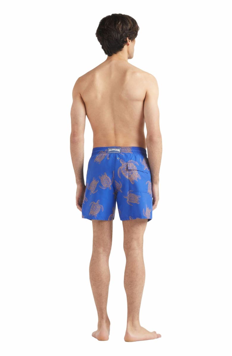 Vilebrequin Men's Tortues Galuchat Swim Trunks, Alternate, color, Marrakech