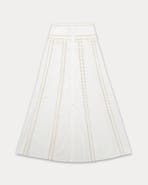 Fortela Alexane Embroidered Cotton Skirt