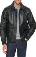Cole Haan Aviator Leather Jacket
