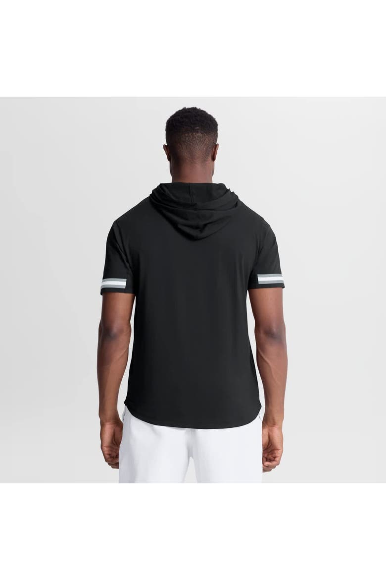 Men's Fanatics Black Las Vegas Raiders Optimal Play Short Sleeve Hooded T-Shirt, Alternate, color, Black