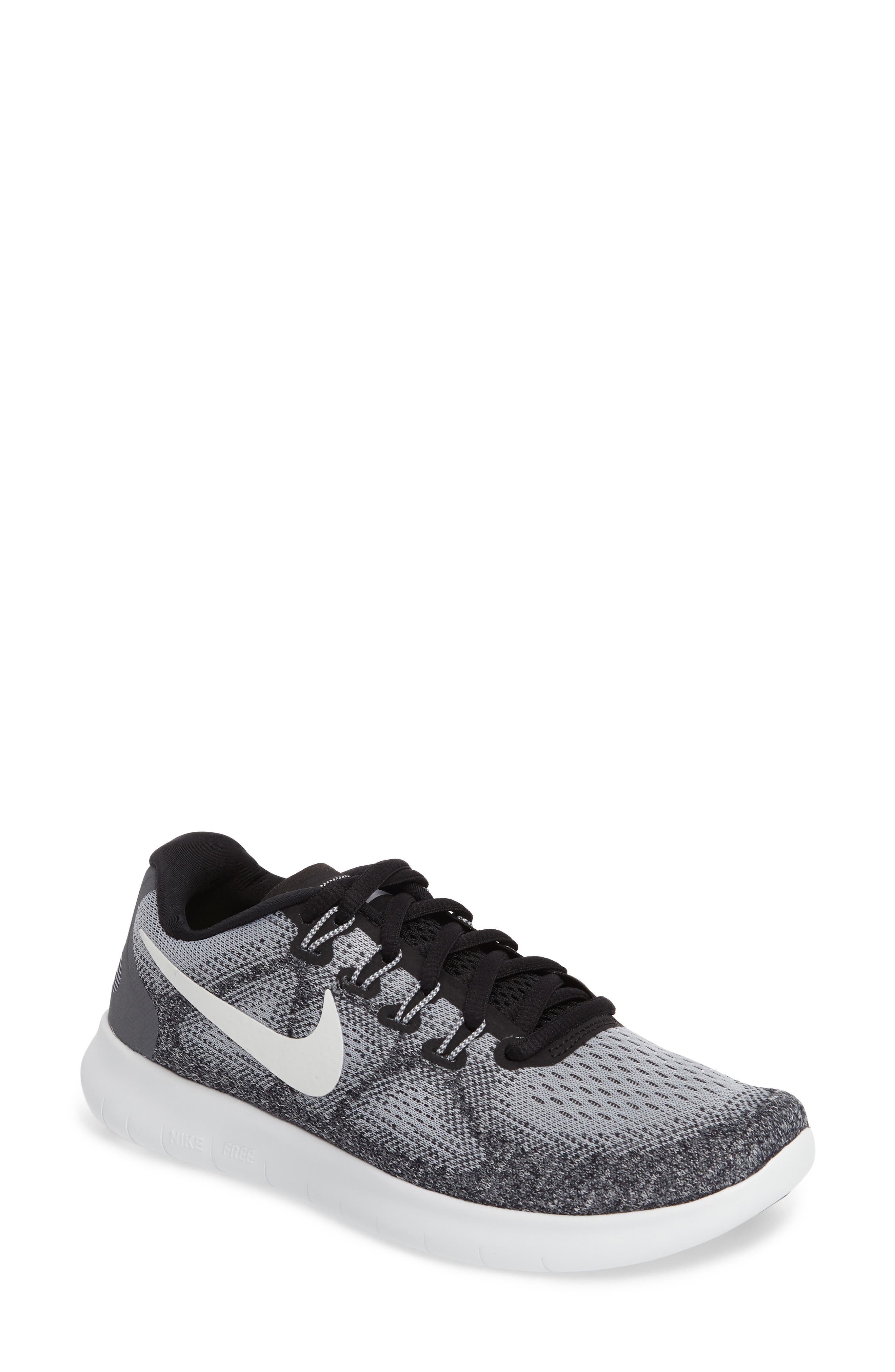 Free RN 2 Running Shoe, Main, color, GREY/ WHITE/ PLATINUM/ BLACK