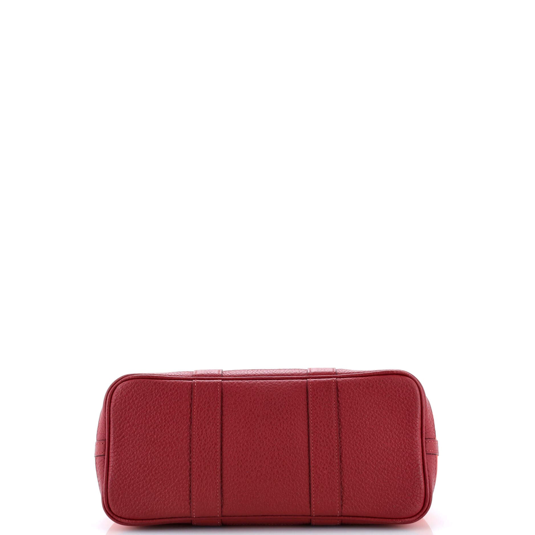 Pre-Owned Hermes Garden Party Tote Toile and Leather 30, Alternate, color, Orange Poppy