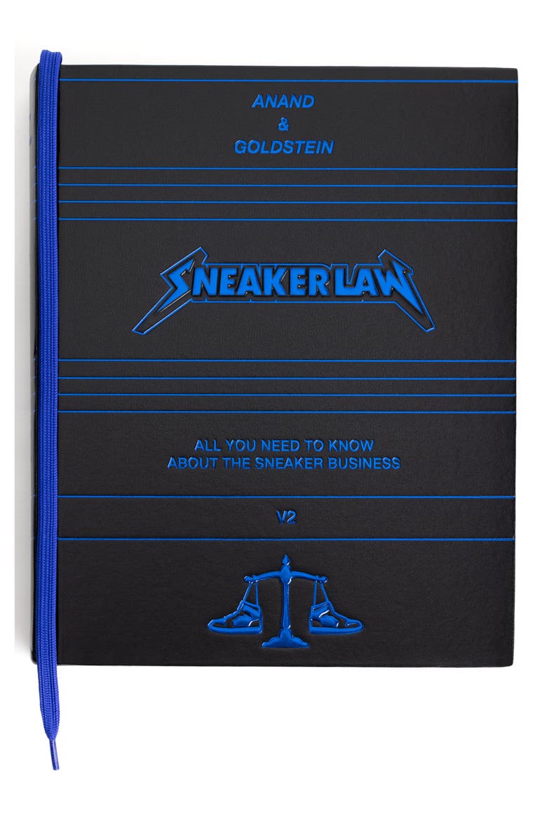 'Sneaker Law V2' Book, Main, color, BLACK/BLUE