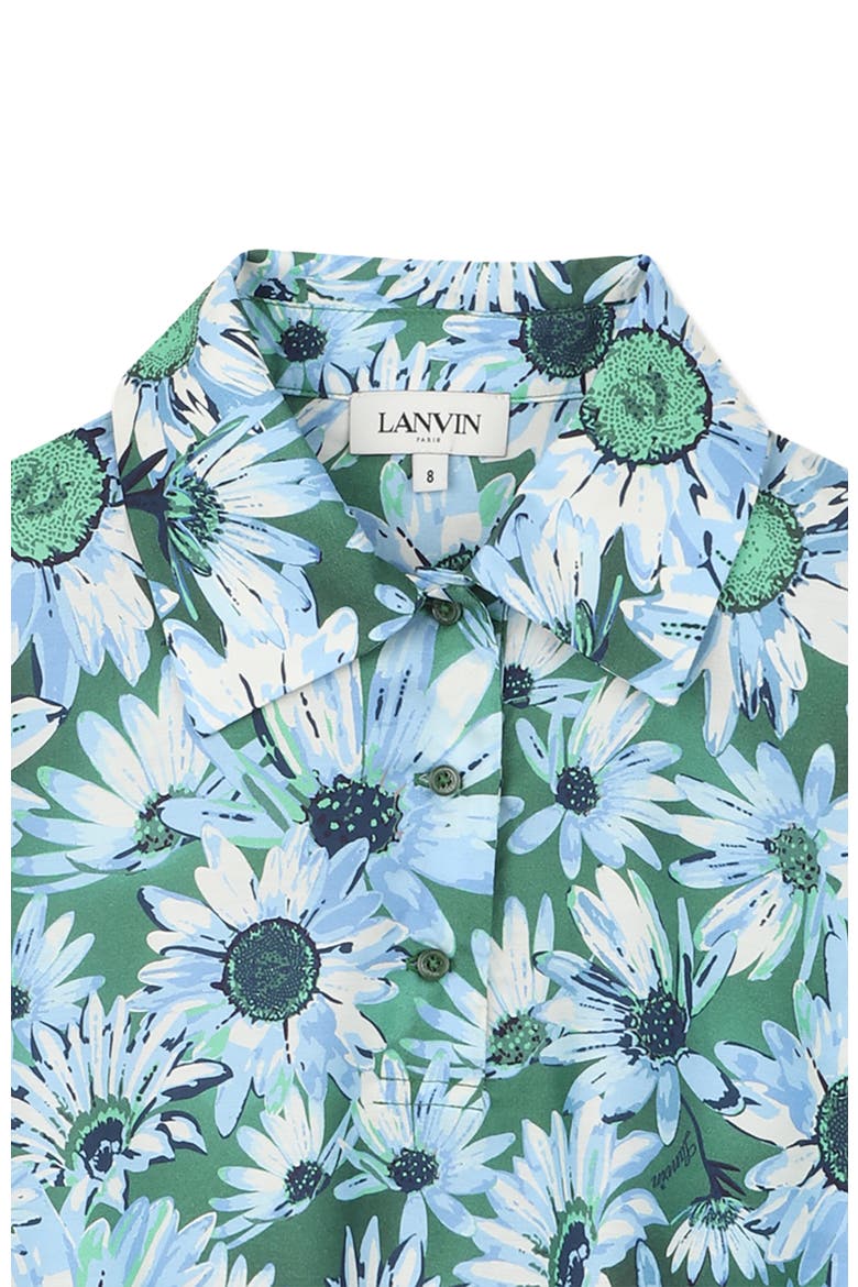 Blouse Collar Shirt, Alternate, color, Jade
