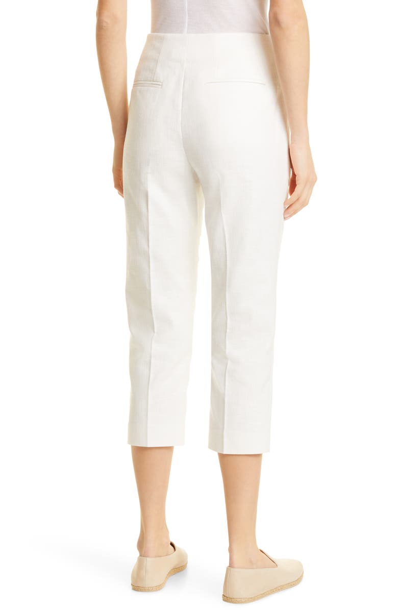 Club Monaco Zip Pocket Crop Cigarette Pants, Alternate, color, 