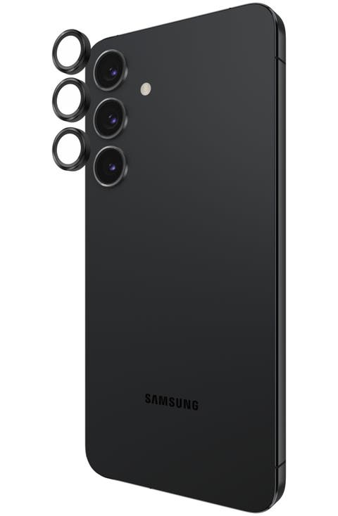 Aluminum Ring Camera Lens Glass Protector For Samsung Galaxy S25+