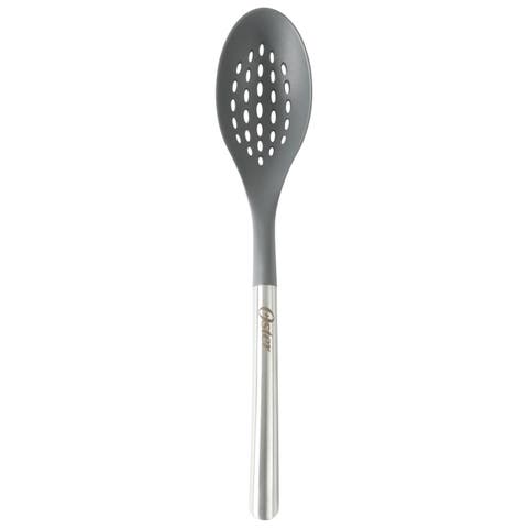 13.8 Inch Nylon Slotted Spoon Stainless Steel Handle
