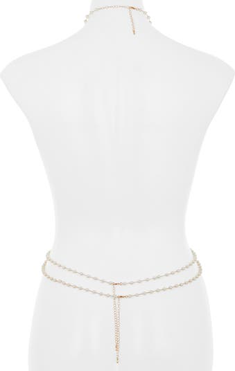 Bluebella Imitation Pearl Harness | Nordstrom