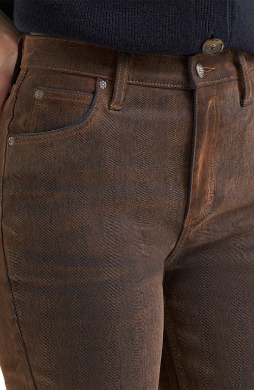 Lee High Waist Bootcut Jeans In Brown