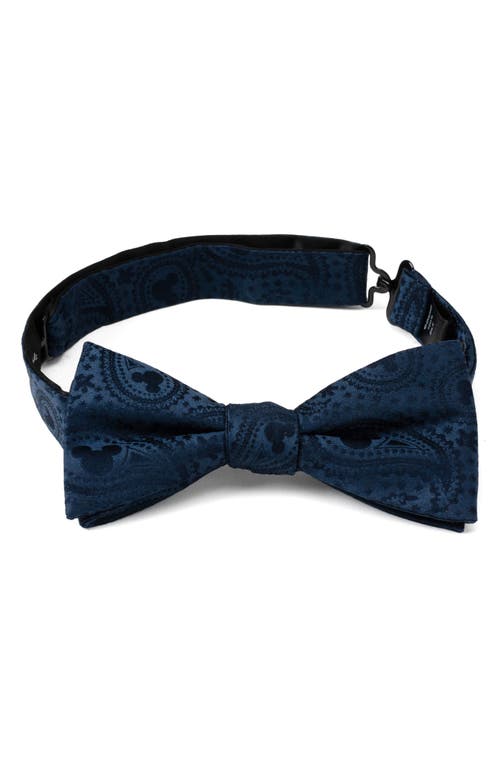 Cufflinks, Inc . Mickey Mouse Paisley Silk Bow Tie In Blue