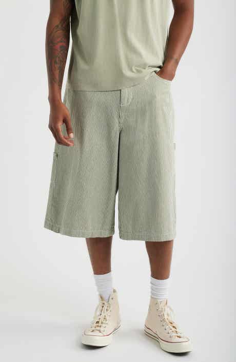 Field Pinstripe Denim Shorts