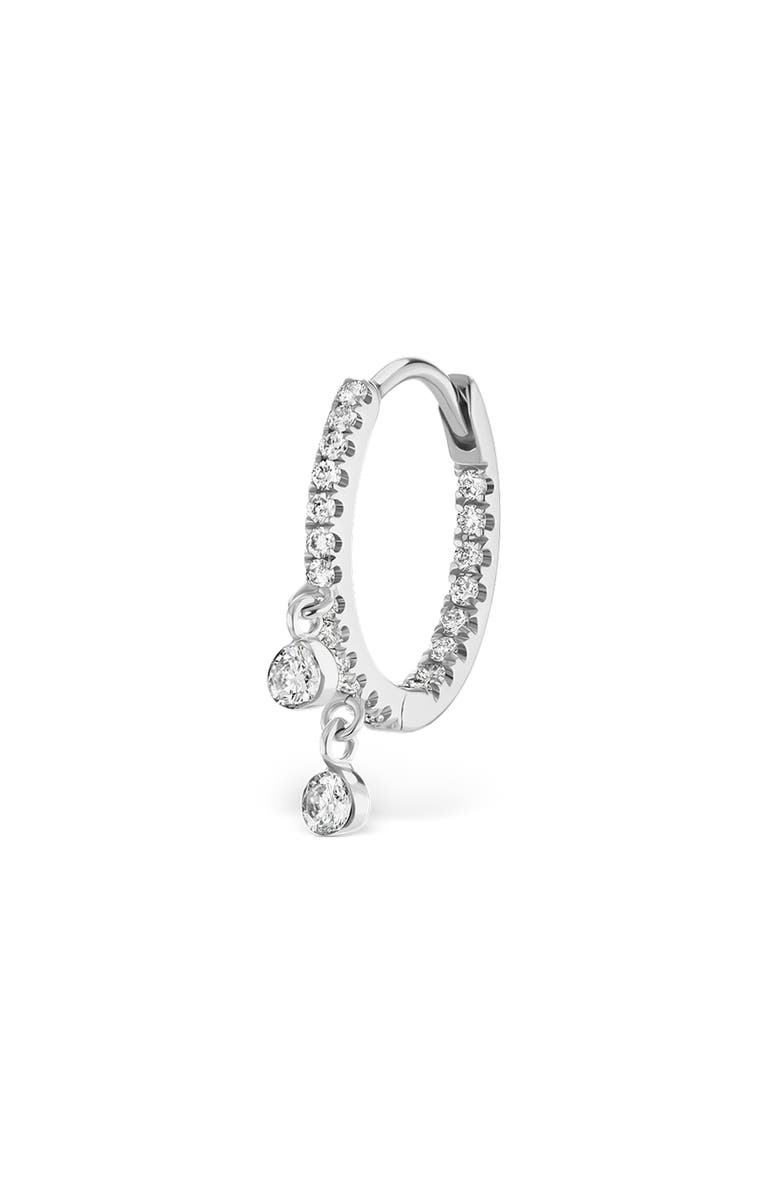 MARIA TASH Double Dangle Diamond Eternity Clicker, Main, color, White Gold