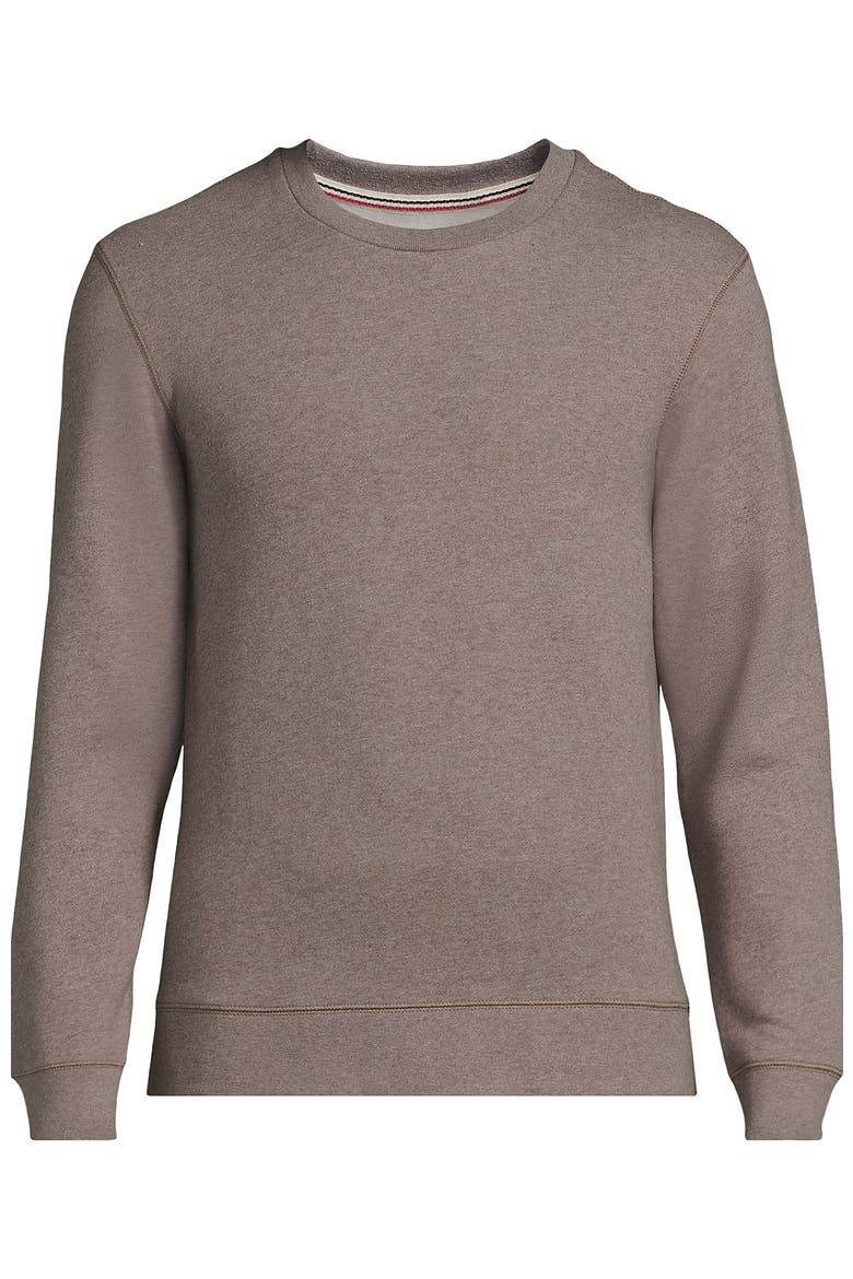 Long Sleeve Serious Sweats Crewneck Sweatshirt, Alternate, color, Light Bark Heather