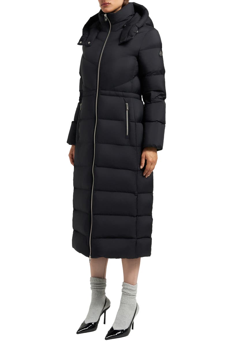 Moose Knuckles Belle Cote Long Water Repellent 800 Fill Power Down Parka, Alternate, color, Black