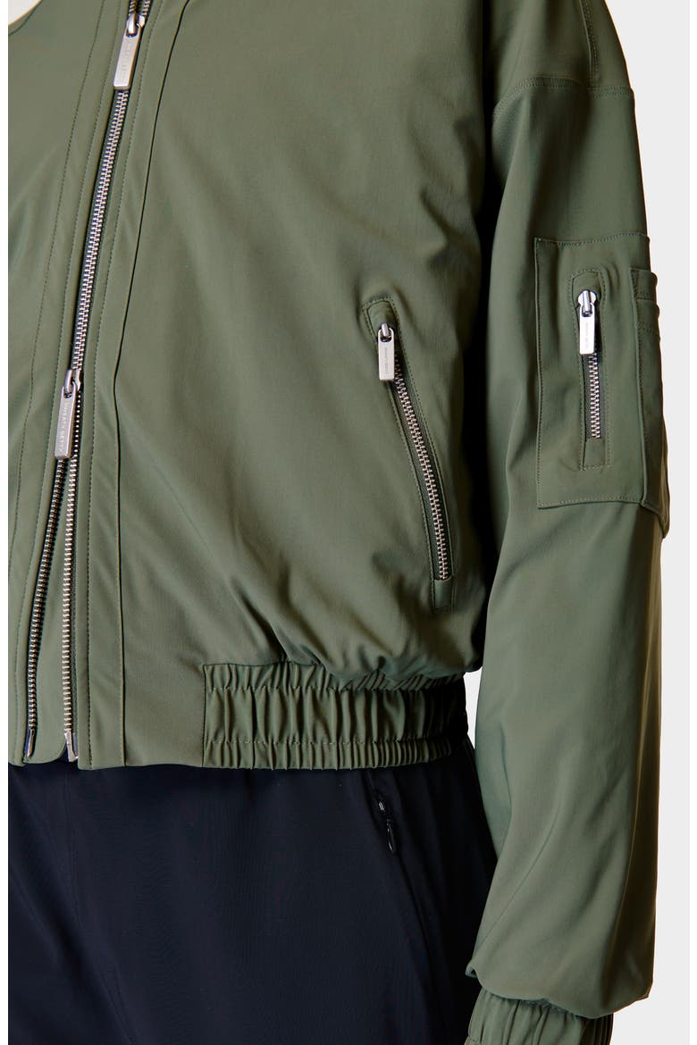 Explorer Bomber Jacket, Alternate, color, IVY GREEN