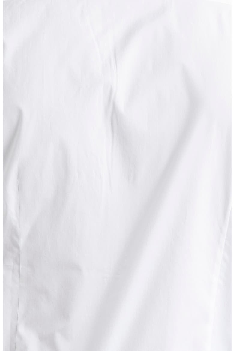 Slim Fit Cotton Poplin Button-Up Shirt, Alternate, color, AW001 OPTICAL WHITE